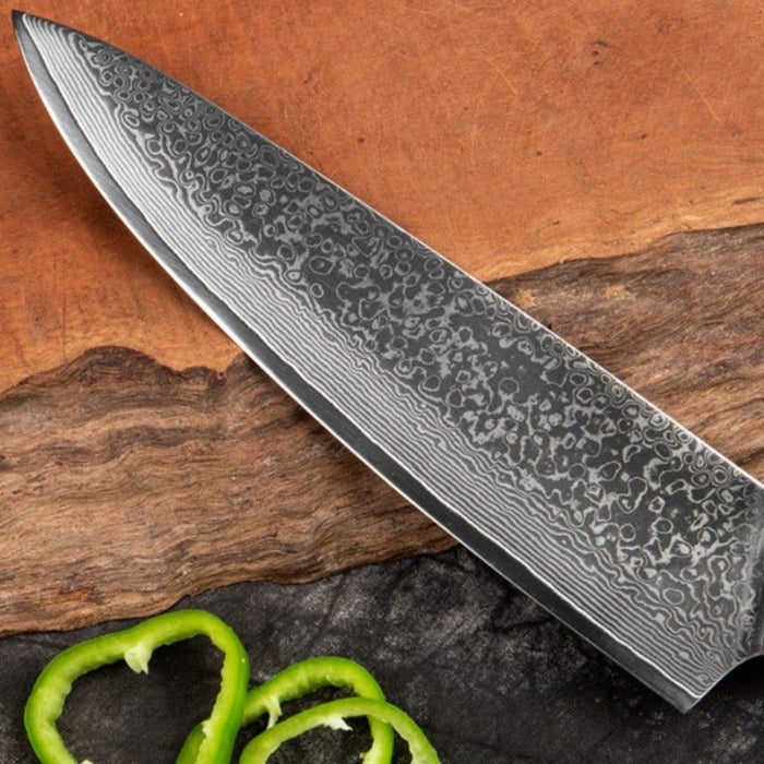 The Damascus Steel Japanese Professional Chef Knife