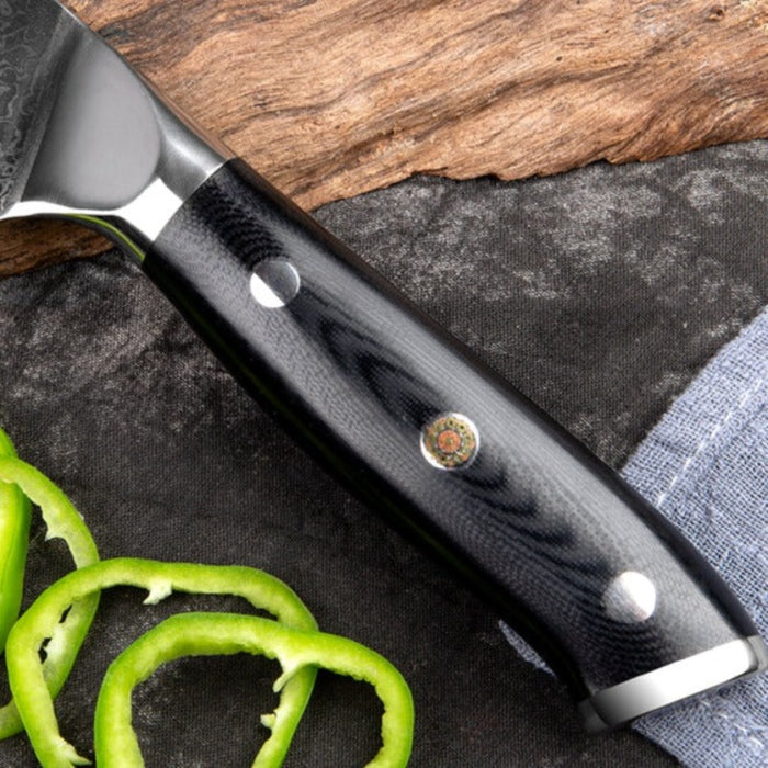 The Damascus Steel Japanese Professional Chef Knife