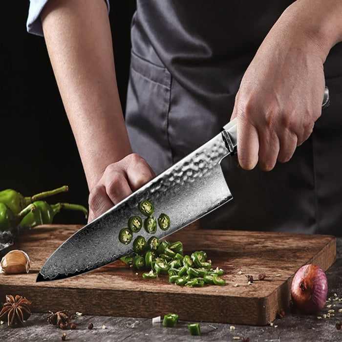 The Japanese Damascus Steel Chef Knife