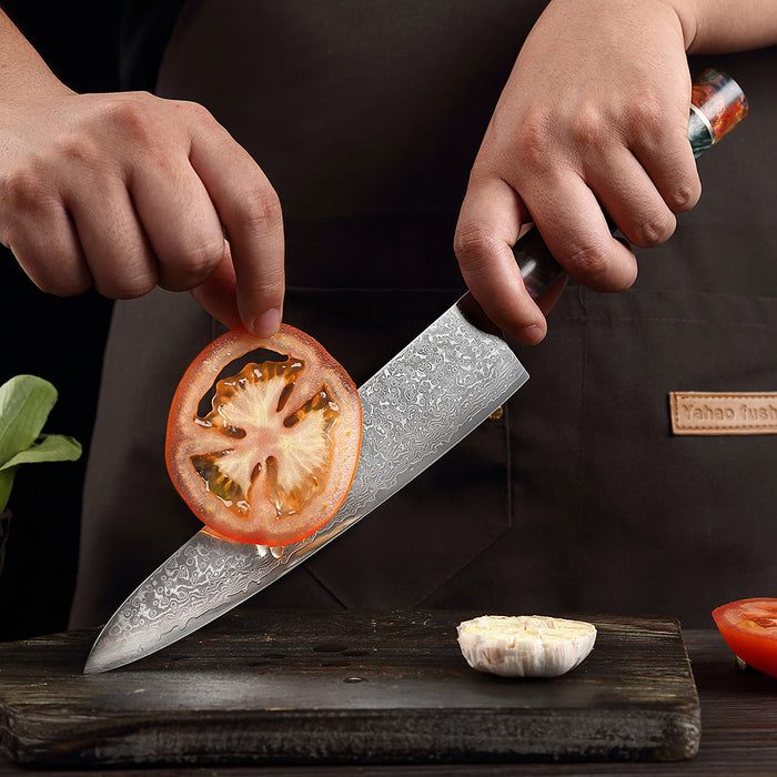 The 8 Inch Stainless Steel 67 Layer Chef Knife