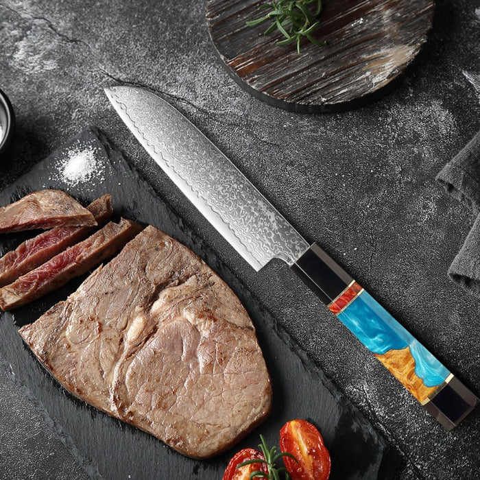 The 5 Inch Japanese Santoku Knife | Ultra Sharp Kitchen Knife