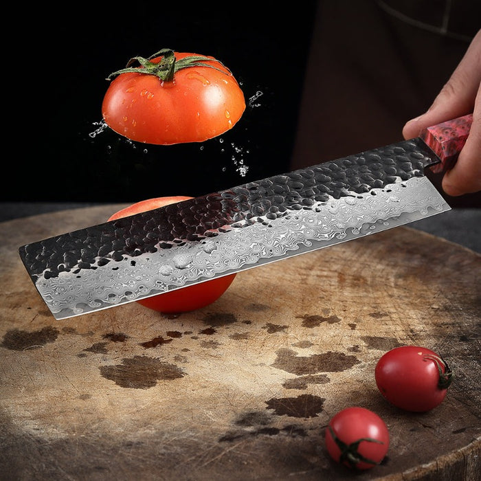 The Forged Damascus Steel Knife Set