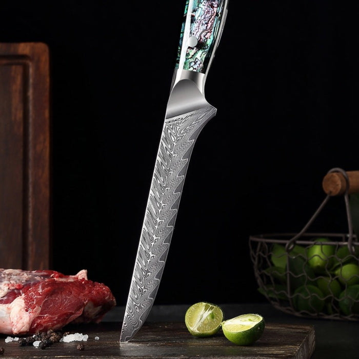 Damascus Steel Lasting Sharp Boning Steak Knife