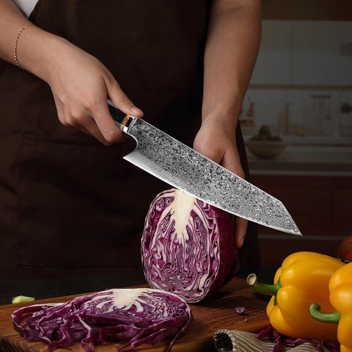 The Handmade Japanese Damascus Stainless Steel Chef Knife