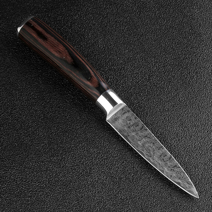 3.5 inch Paring Laser Damascus Steel Pattern Knife