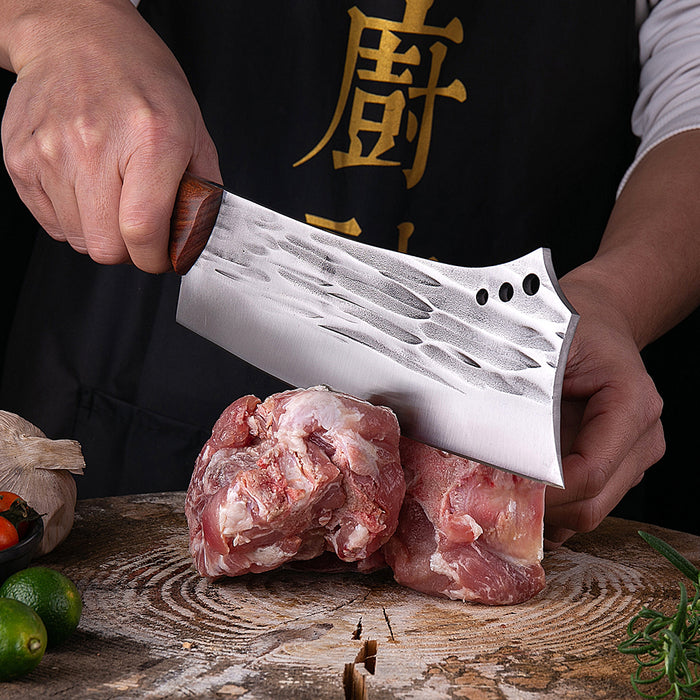 Hand Forged Bone Cutter Stainless Steel Boning Knife