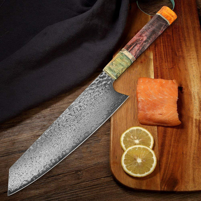 8 Inch Damascus Steel Hand Forged Sharp Chef Knife