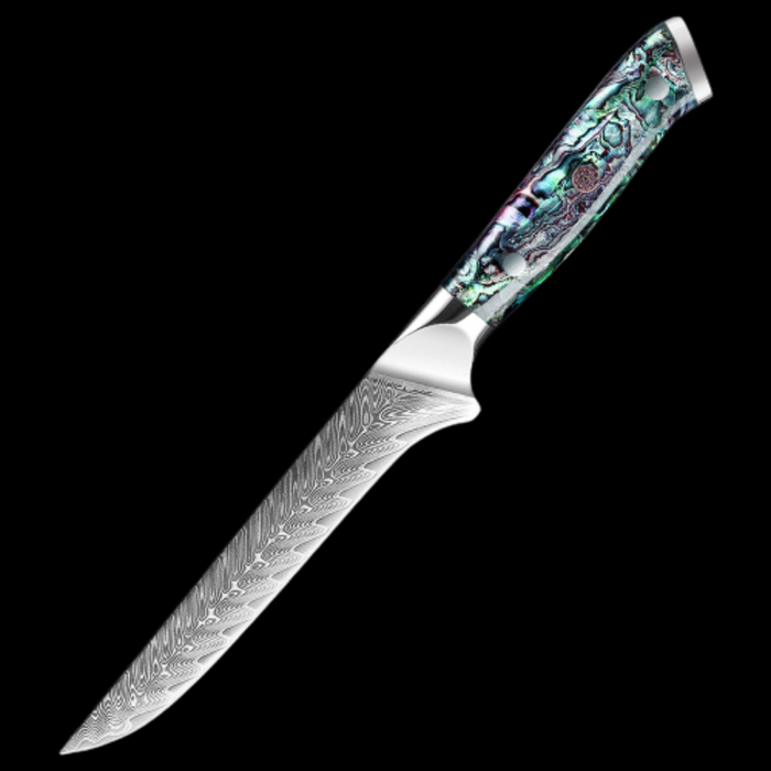 Beautiful Damascus Steel Boning Knife