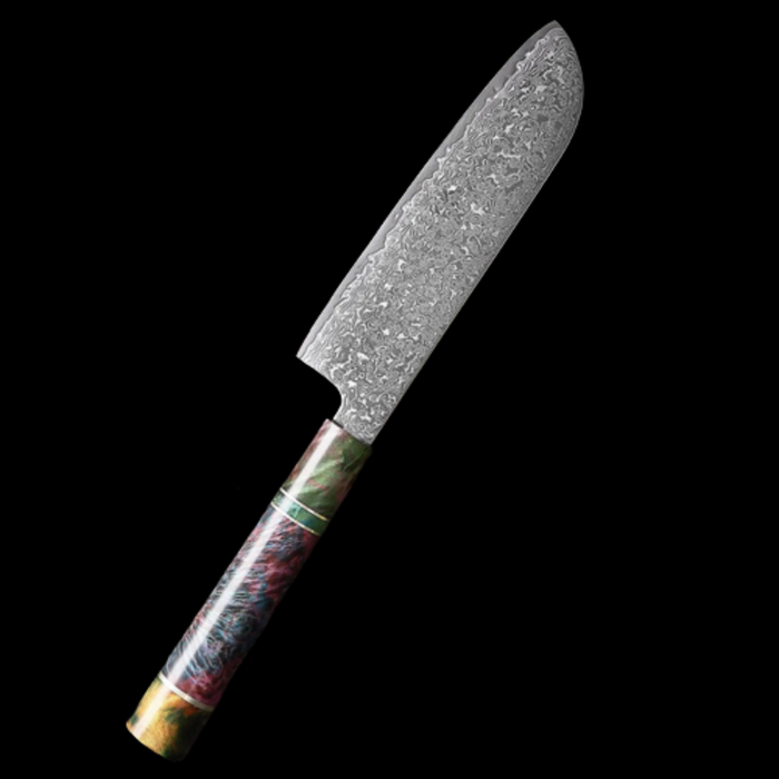 8 Inch Japanese Santoku Damascus Steel Knife