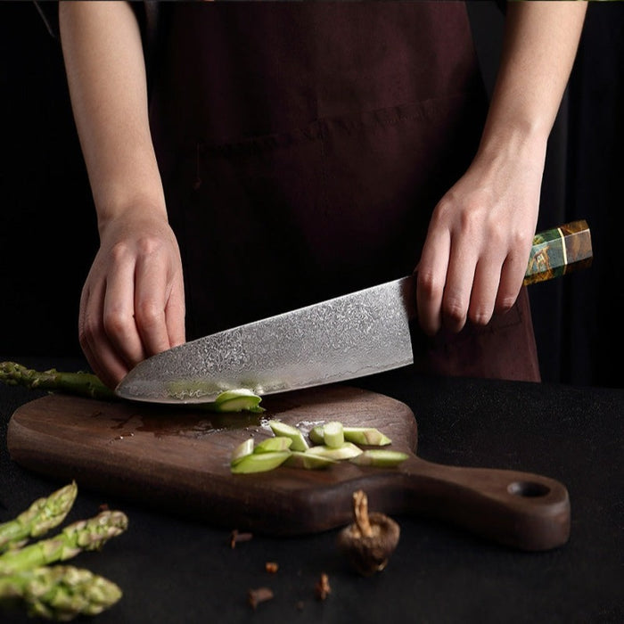 Japanese Damascus Stainless Steel Chef Knife