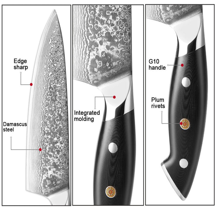 Premium Damascus Steel Japanese Chef Knife