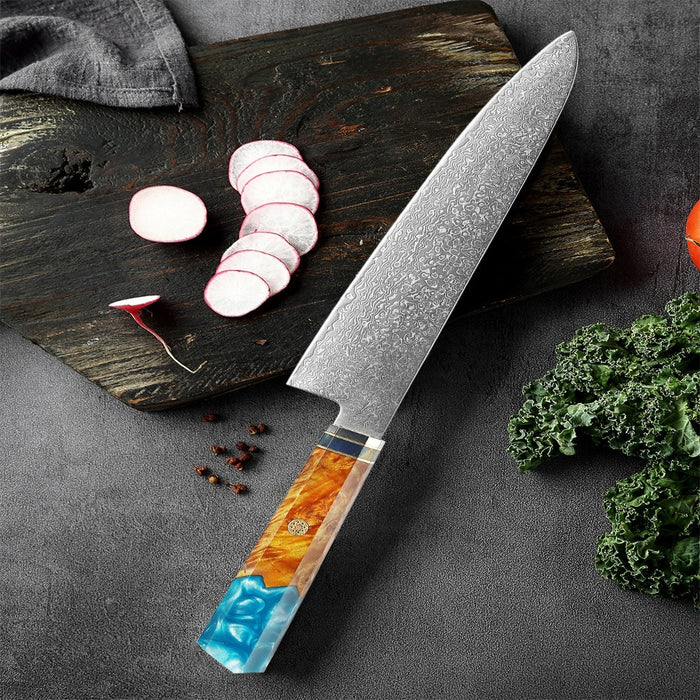 8 Inch Professional 67 Layers Damascus Steel Chef Knife