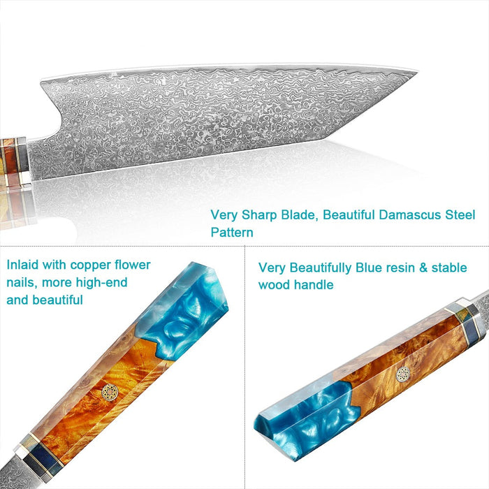 7 Inch Japanese Style Damascus Steel Chef Knife