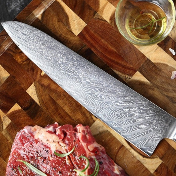 The 9.5 Inch Damascus Steel Chef Knife