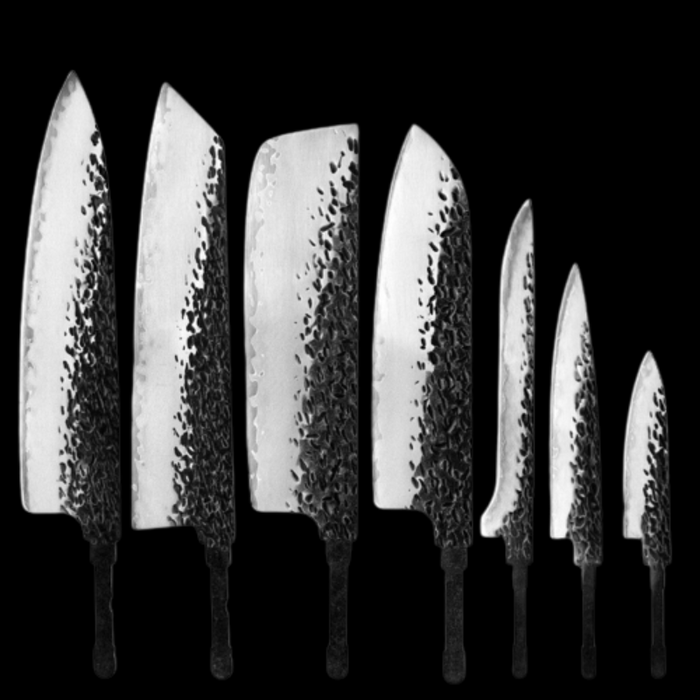 Clad Steel Blade Without Handle Knife Sets