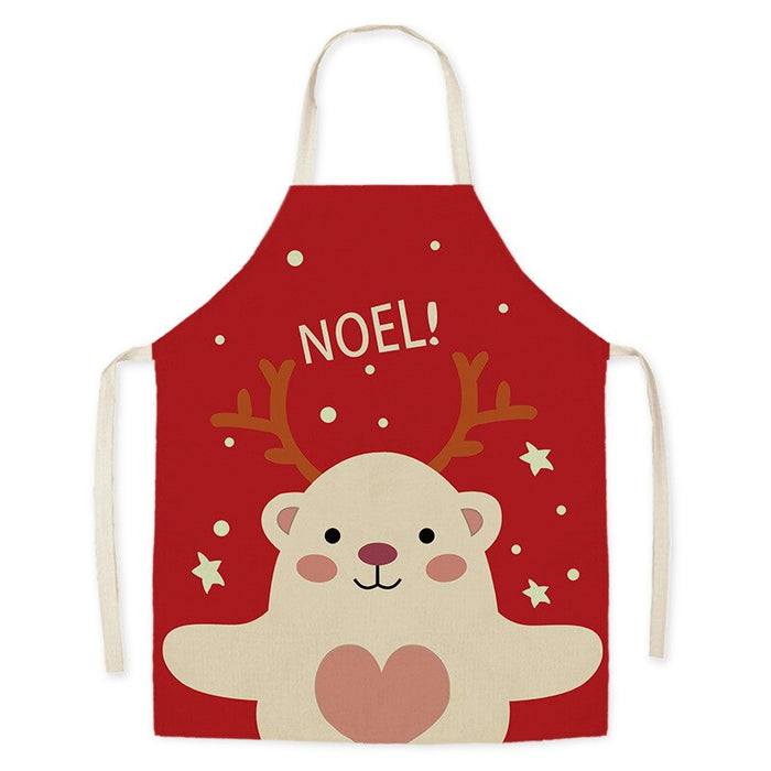 Christmas Decoration Printed Kitchen Apron