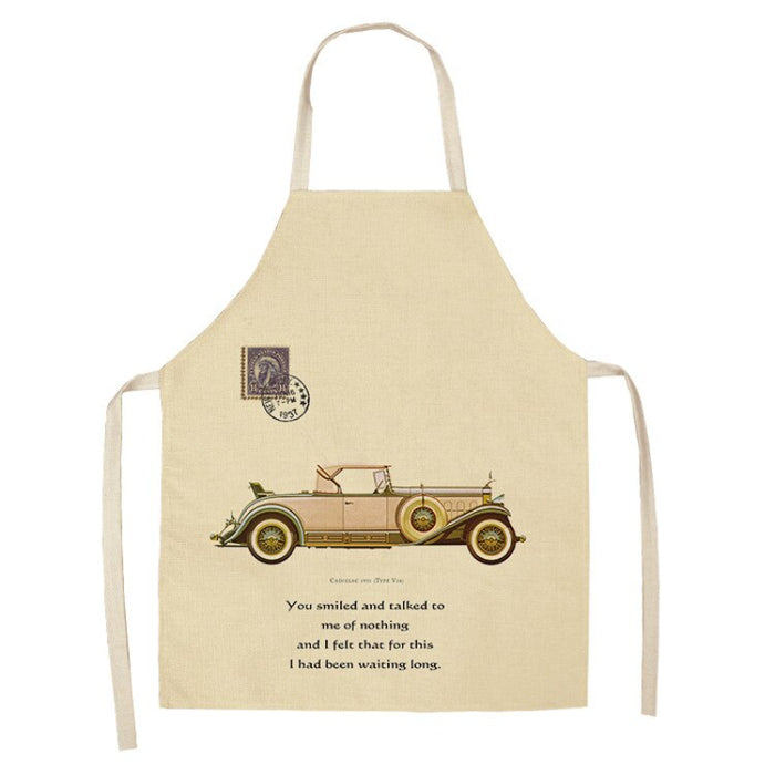 Vehicle Printed Kitchen Apron