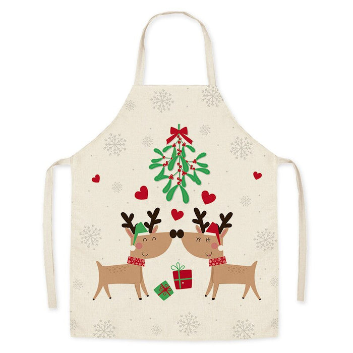 Christmas Decoration Printed Kitchen Apron