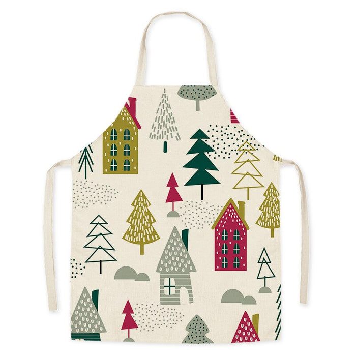 Christmas Decoration Printed Kitchen Apron