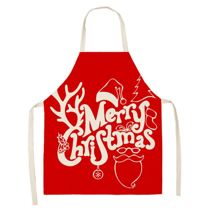 Christmas Print Kitchen Apron