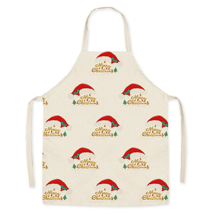 Christmas Decoration Printed Kitchen Apron