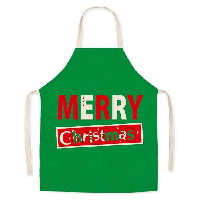 Christmas Decoration Printed Kitchen Apron