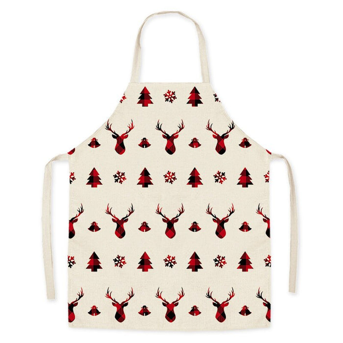 Christmas Decoration Printed Kitchen Apron