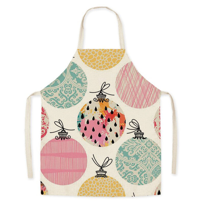 Christmas Decoration Printed Kitchen Apron