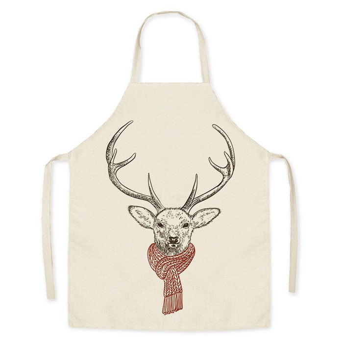 Christmas Decoration Printed Kitchen Apron