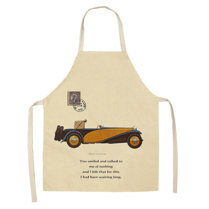 Vehicle Printed Kitchen Apron