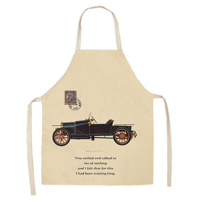 Vehicle Printed Kitchen Apron