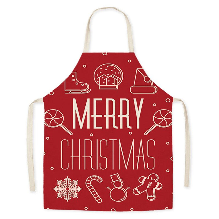 Christmas Decoration Printed Kitchen Apron