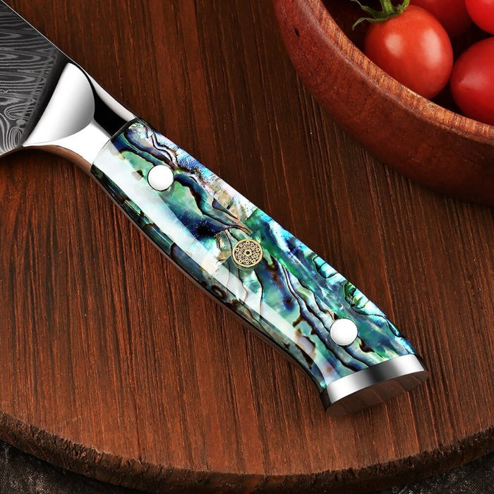 7 Inch Damascus Steel Cleaver Knife