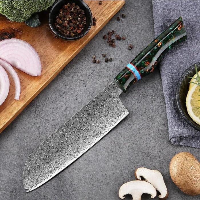 7 Inch High Carbon Stainless Steel Santoku Knife