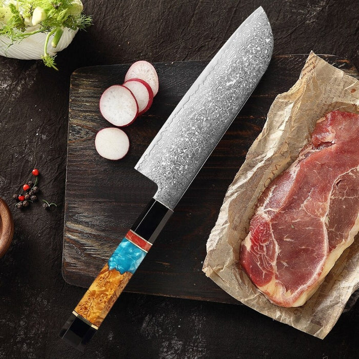 7 Inch Professional Japanese Santoku Knife