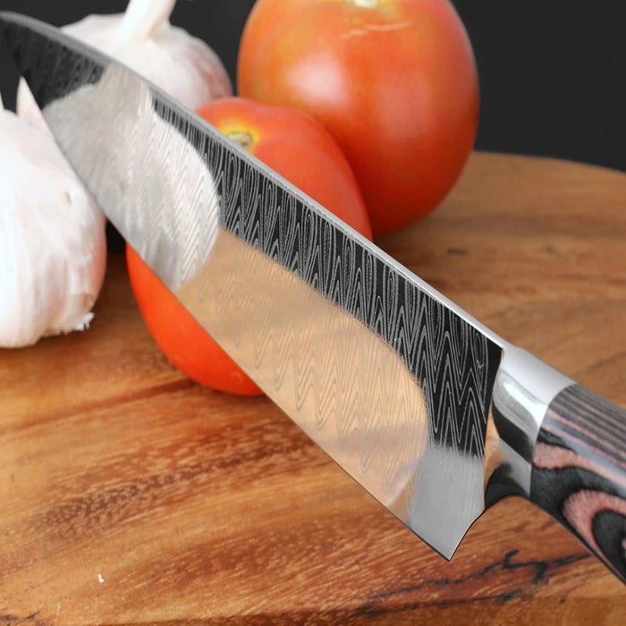 8" Inch Professional Kitchen Pattern Chef Knife