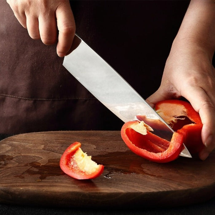 8-Inch Chef Knife With Stainless Steel Edge