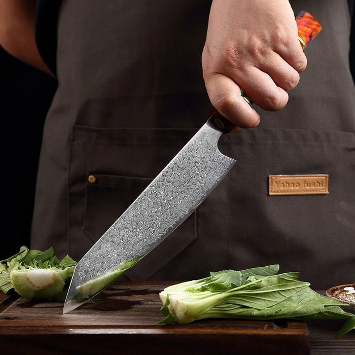 8 Inch High-Carbon Damascus Steel Chef Knife