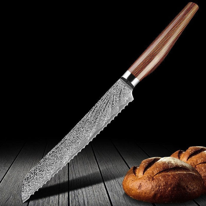 8 Inch High Carbon Stainless Steel Bread Knife