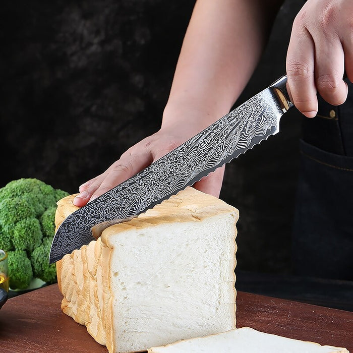 8 Inch High Carbon Stainless Steel Bread Knife