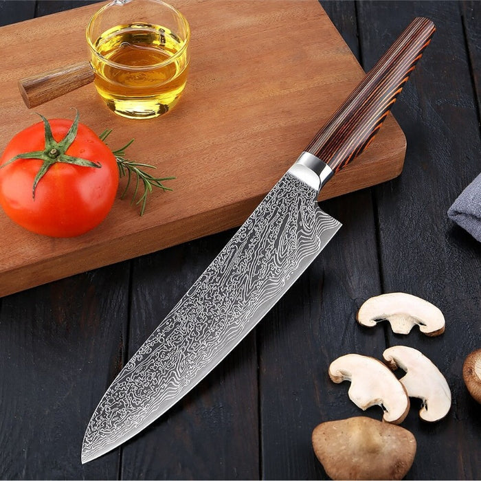 8-Inch High Carbon Stainless Steel Chef Knife