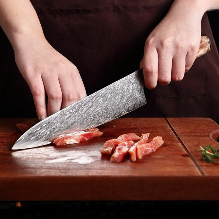 Sharp Damascus Steel Kitchen Chef Knife