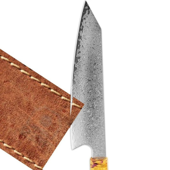 8-Inch Chef Knife With Solid Wood Handle