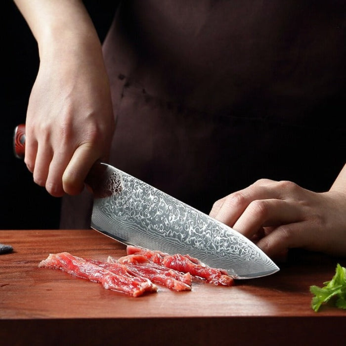 Damascus Kitchen 8 Inch Professional Japanese Chef Knife