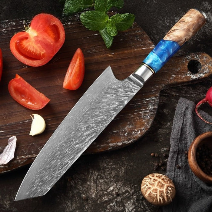 67 Layers Japanese Carbon Steel Slicing Chef's Knife