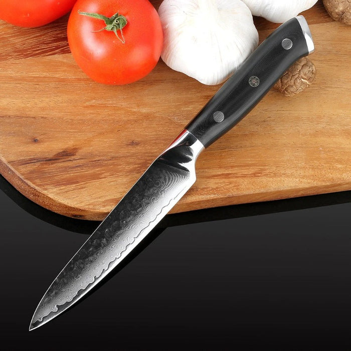 5 Inch Ultra Black Steel Chef Knife