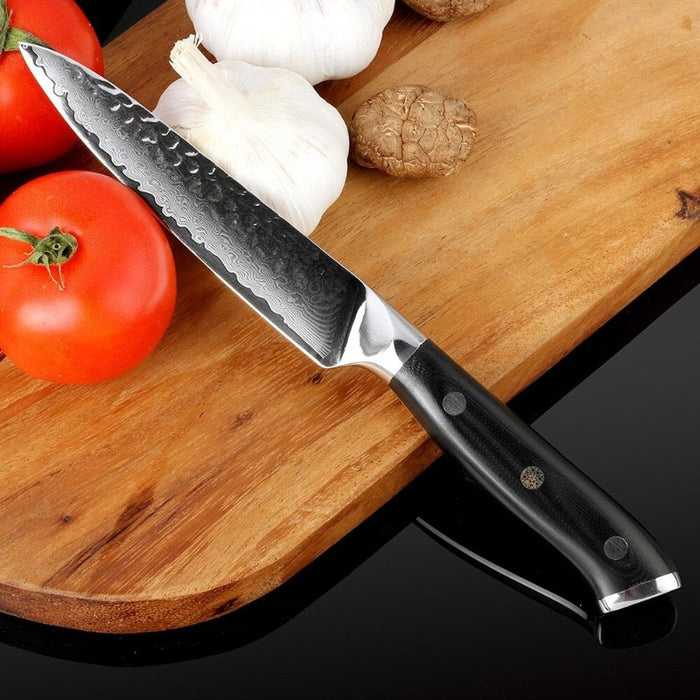 5 Inch Ultra Black Steel Chef Knife