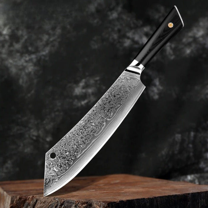 Ultra Sharp Professional Damascus Steel Cleaver Knife