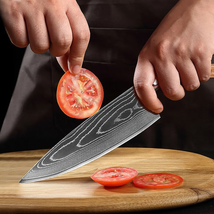 8 Inch Damascus Steel Full Tang Chef Knife