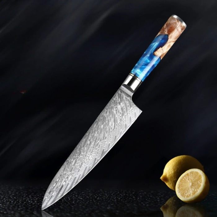 Damascus Steel Japanese Kitchen Chef Knife